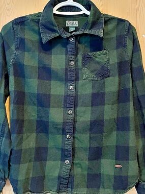 Roots Kids Flannel Shirt Plaid XXL